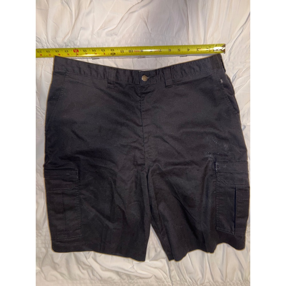 Dickies Flex Mens Black Cargo Shorts Size 38 LR5420BK Workwear Casual T04-22
